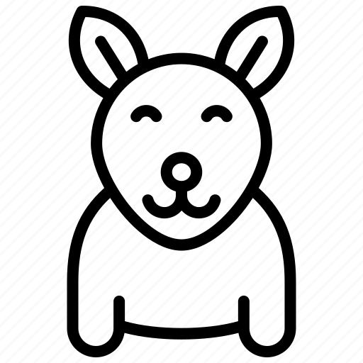 Cute, animal, rabbit, zoo, jungle, cartoon icon - Download on Iconfinder