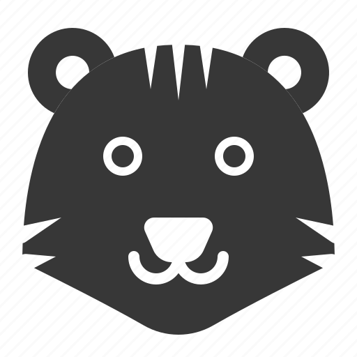 Animal, face, head, tiger, wild, zoo icon - Download on Iconfinder