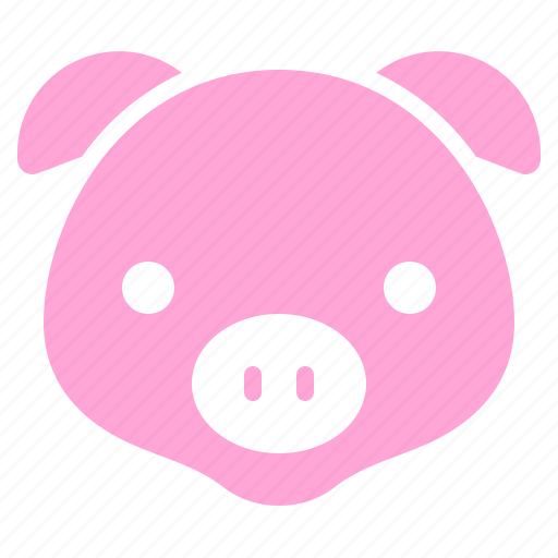 Animal, face, farm, head, pig, zoo icon - Download on Iconfinder