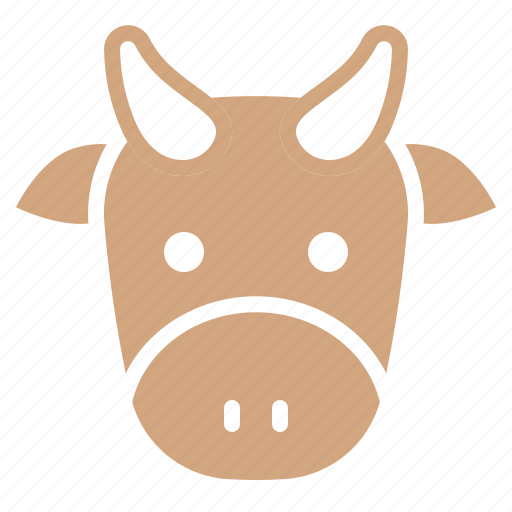 Animal, cow, face, farm, head, zoo icon - Download on Iconfinder