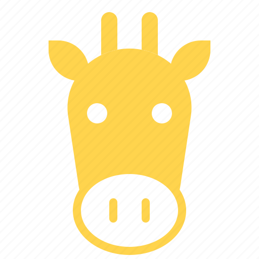 Animal, face, giraffe, head, wild, zoo icon - Download on Iconfinder