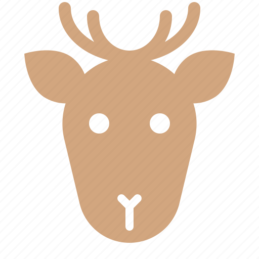 Animal, deer, face, head, wild, zoo icon - Download on Iconfinder