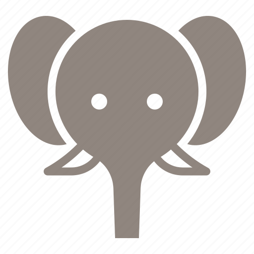 Animal, elephant, face, head, zoo icon - Download on Iconfinder