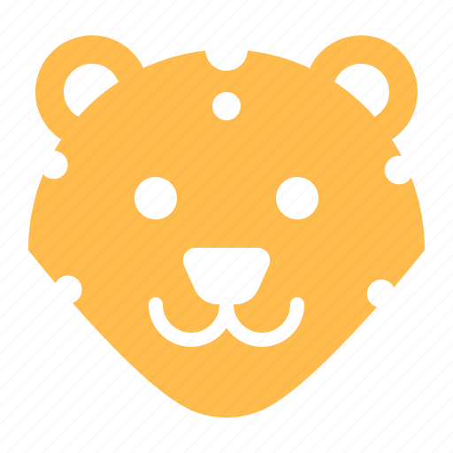 Animal, face, head, leopard, wild, zoo icon - Download on Iconfinder