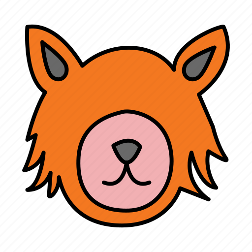 Animal, face, wolf, cute, wild animal, carnivore, mammals icon - Download on Iconfinder