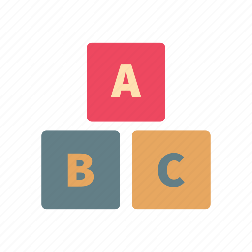 Alphabet, baby, blocks, cube, game, play, toy icon - Download on Iconfinder