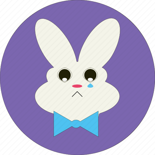 Bunny, cute, animal, easter, sad bunny, sad face, sad rabbit icon - Download on Iconfinder