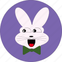 bunny, cute, animal, easter, face, rabbit, rabbit icon 