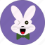 bunny, cute, +animal, +cartoon, +wink, wink face 