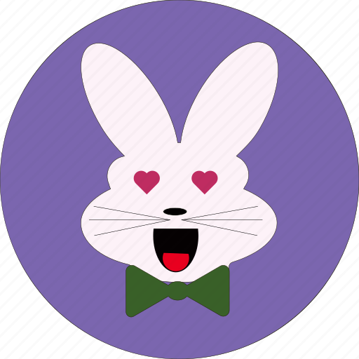 Bunny, cute, rabbit, rabbit face, rabit icon, cue bunny icon - Download on Iconfinder