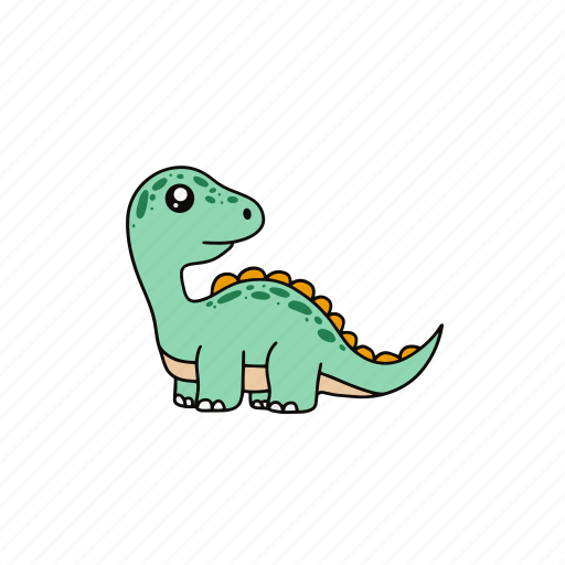 Dinosaur, jurassic, animal, dino, cartoon icon - Download on Iconfinder