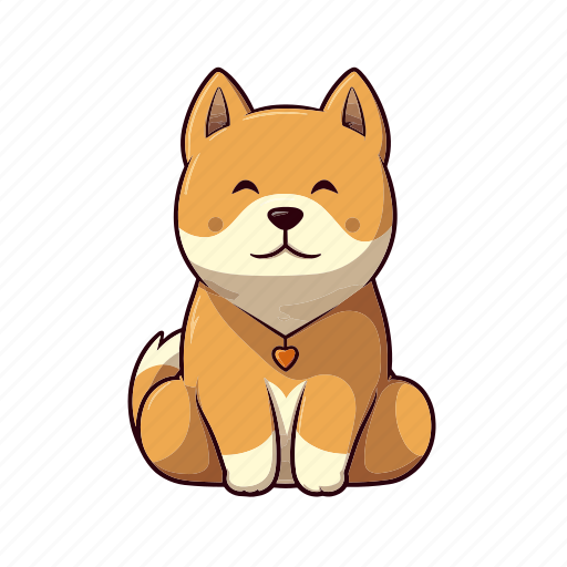 Shibu, inu, dog, doge, pet, kawai, chibi icon - Download on Iconfinder