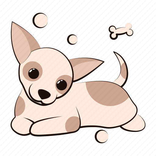 Chihuahua, dog, cute, puppy, animal, pet, cartoon icon - Download on Iconfinder