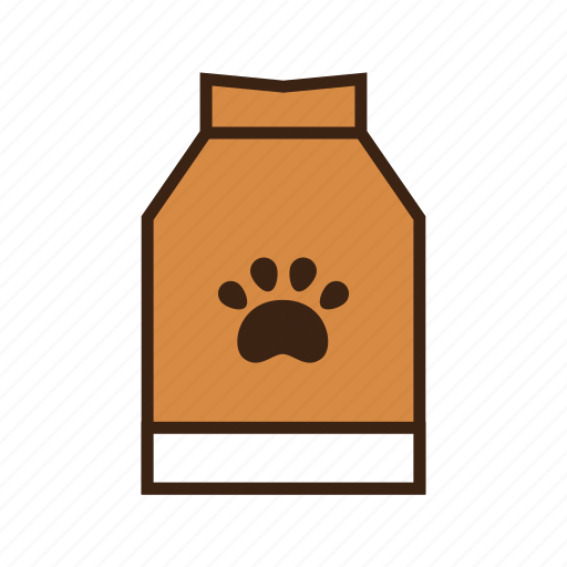 A pack of dog food, animal, claw, dog, eat, food, snack icon - Download on Iconfinder