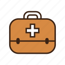 animal, box, cross, dog, first aid kit, medical, medicine