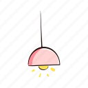 bulb, cute, doodle, idea, kawaii, lamp, light