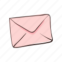 cute, doodle, envelope, kawaii, letter, mail, message