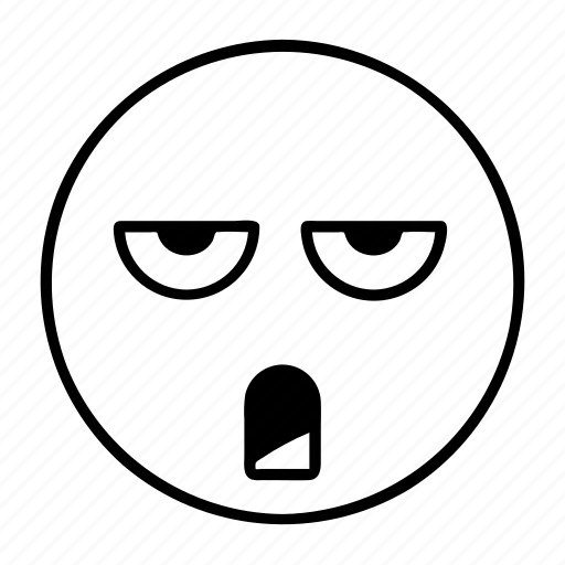 Annoyed, bored, dull, emoji, smileys icon - Download on Iconfinder