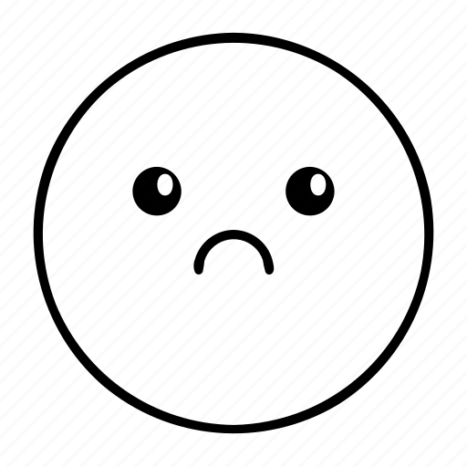 Avatar, emoji, emoticon, frown, sad, upset icon - Download on Iconfinder