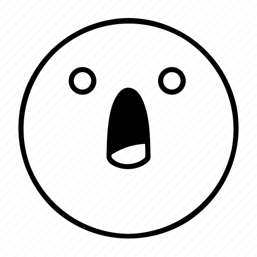 Emoji, emoticon, scared, shocked, smileys icon - Download on Iconfinder
