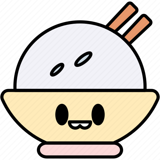 Rice, rice bowl, japanese, asian, food icon - Download on Iconfinder