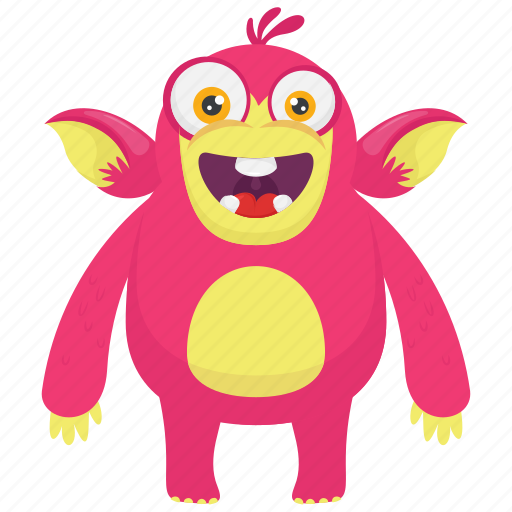 Beast, demon monster, gorilla monster, monkey monster, monster cartoon icon  - Download on Iconfinder