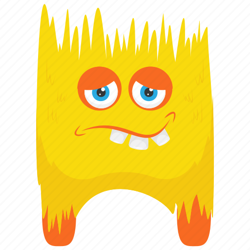 Cute monster, fuzzy monster, monster cartoon, monster character, toy monster icon - Download on Iconfinder