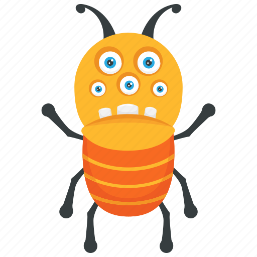 Ant monster, funny ant monster, insect monster, monster cartoon, monster character icon - Download on Iconfinder