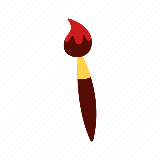 Paintbrush, flat, icon, paint, brush, funny, drawing icon - Download on Iconfinder