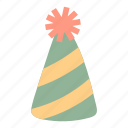 hat, birthday, party, celebration, cone