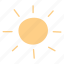 sun, summer, weather, icon, ray 