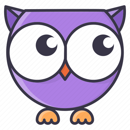 Cute, halloween, owl, #fall, cartoon, emoticon, monster icon - Download on Iconfinder