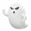 angry, ghost, halloween, horror, character, cute ghost, expression, spooky, emotion 