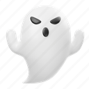 scary, ghost, halloween, horror, character, cute ghost, expression, spooky, emotion