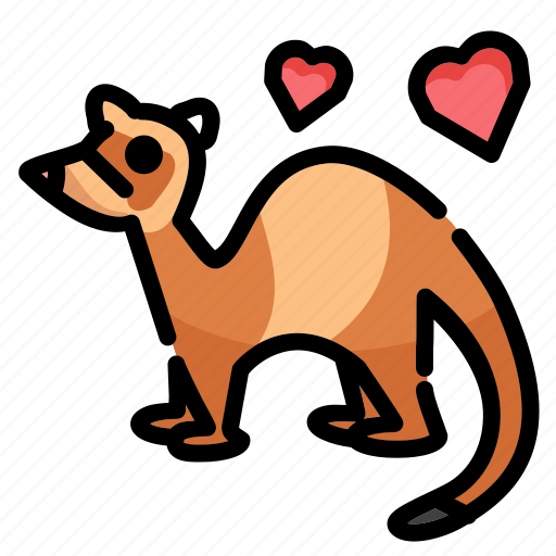 Cute, lovely, pet, animal, ferret, mink icon - Download on Iconfinder
