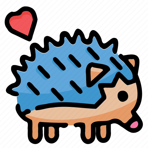 Cute, lovely, pet, animal, hedgehog icon - Download on Iconfinder