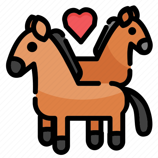 Cute, lovely, pet, animal, horse icon - Download on Iconfinder