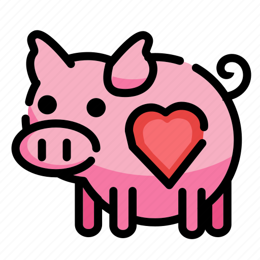 Cute, lovely, pet, animal, pig icon - Download on Iconfinder