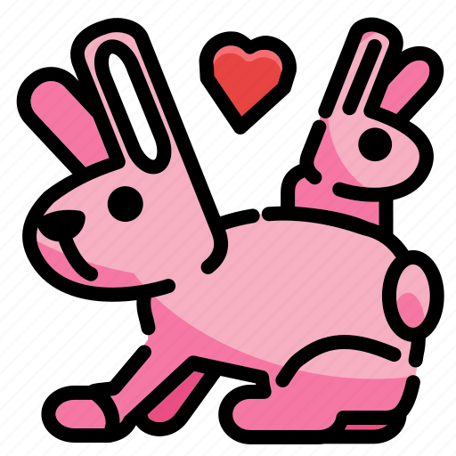 Cute, lovely, pet, animal, rabbit icon - Download on Iconfinder