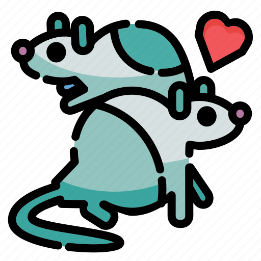 Cute, lovely, pet, animal, rat, mouse icon - Download on Iconfinder