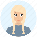 avatar, female, girl, person, profile, user, woman