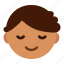avatar, simple, minimal, cartoon, people, man, brown 