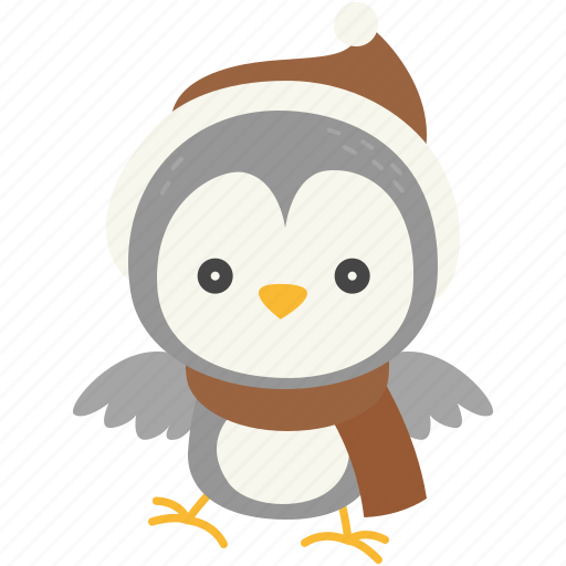 Animal, winter, avatar, cartoon, owl, bird, scarf icon - Download on Iconfinder