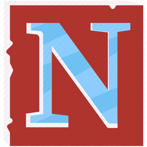 Letter, n, alphabet, education, typography, font, text icon - Download on Iconfinder