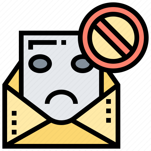 Danger, hacking, inbox, mail, spam icon - Download on Iconfinder