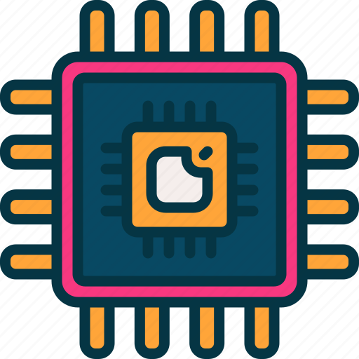 Chip, processor, cpu, technology, circuit icon - Download on Iconfinder