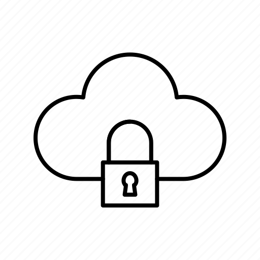 Cloud icon, crime, cyber, protect, server, server protect icon - Download on Iconfinder