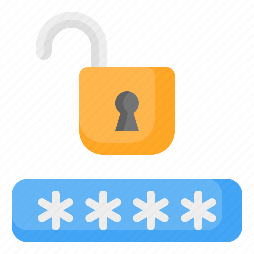 Password, lock, unlock, padlock, hack, hacking, security icon - Download on Iconfinder