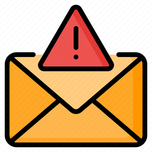 Spam, alert, warning, email, mail, message, envelope icon - Download on Iconfinder