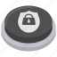 security, button, key, lock, system, push 
